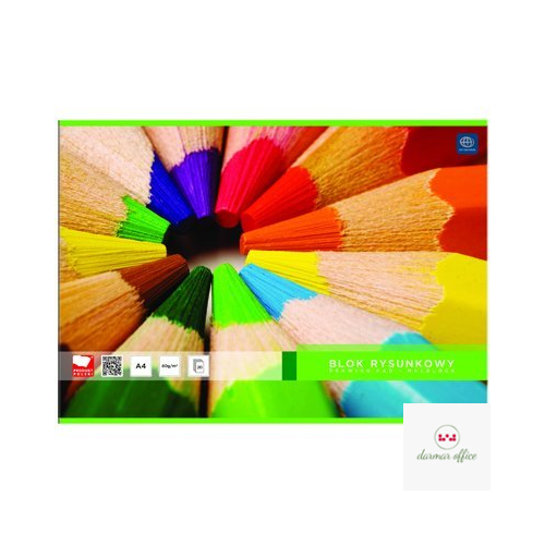 Blok rysunkowy A4 20 80g INTERDRUK