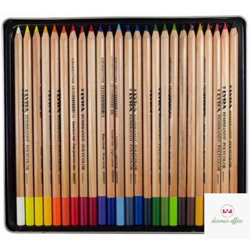 (WYCOFANE)Kredki REMBRANDT 24kol op.met. POLYCOLOR 2600M24/200 1240 LYRA