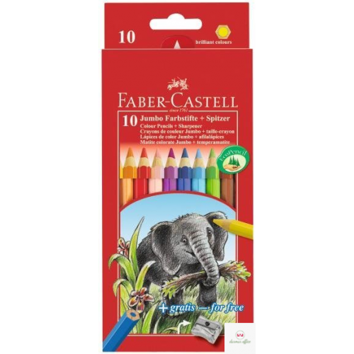 Kredki JUMBO 10kol. FC 111210