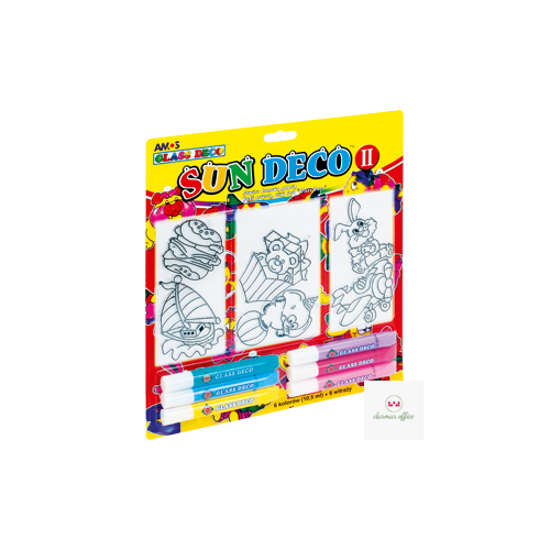 Farby witrażowe SD10B06-D1 AMOS 6 kolorów 10,5ml 170-1041