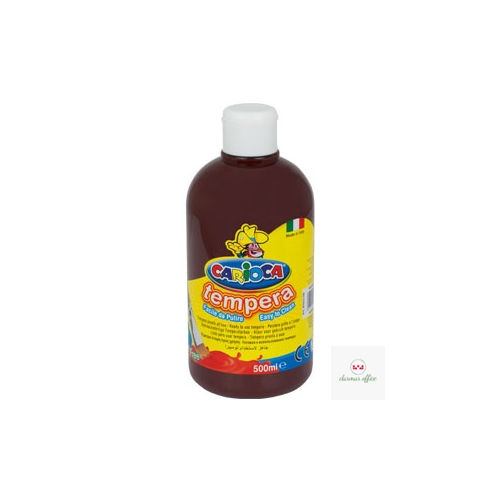 Farba tempera 500 ml, brązowa CARIOCA 170-2355