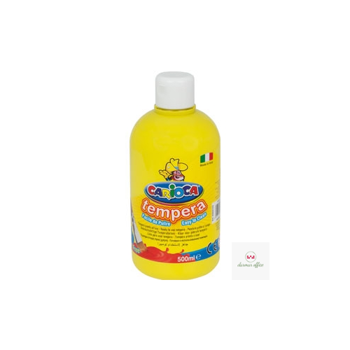 Farba tempera 500 ml, żółta CARIOCA 170-2366