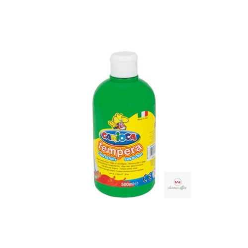 Farba tempera 500 ml, zielona CARIOCA 170-2363