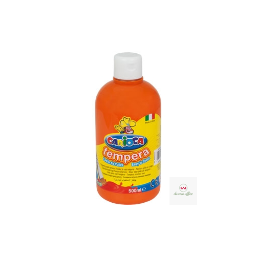 Farba tempera 500 ml, pomarańczowa CARIOCA 170-2361
