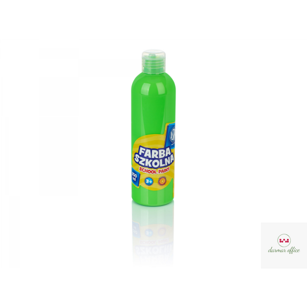 Farba szkolna Astra 250 ml - fluorescencyjna zielona, 301217031