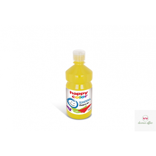 Farba TEMPERA Premium 500ml żółta HAPPY COLOR HA 3310 0500-1