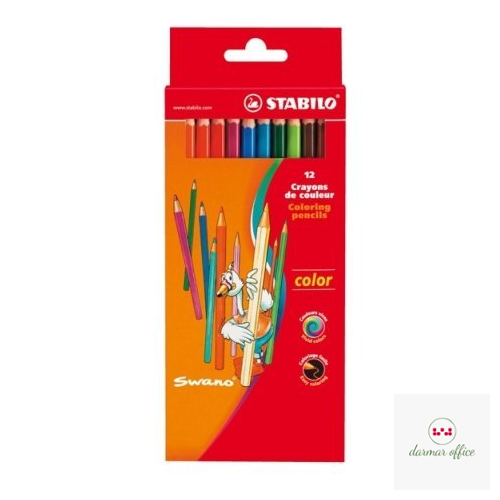 Kredki 12kol.1912/77-01 NEON STABILO