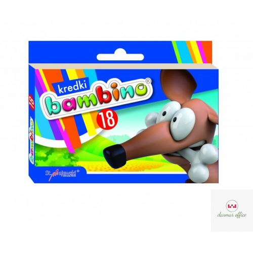 Kredki BAMBINO 18 kol.