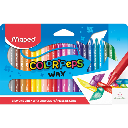 Kredki COLORPEPS świecowe 24 kolorów 861013 MAPED