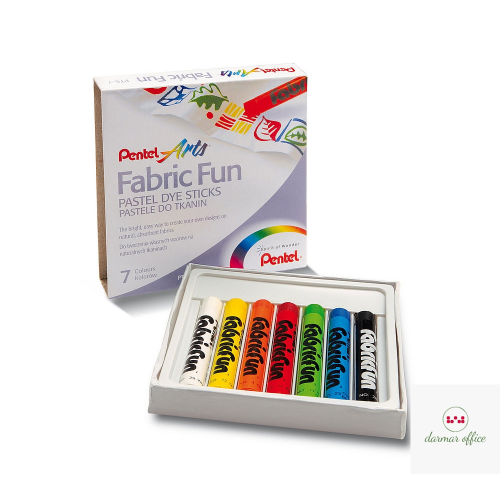 Pastele do tkanin 7 kolorów  PTS-7 PENTEL